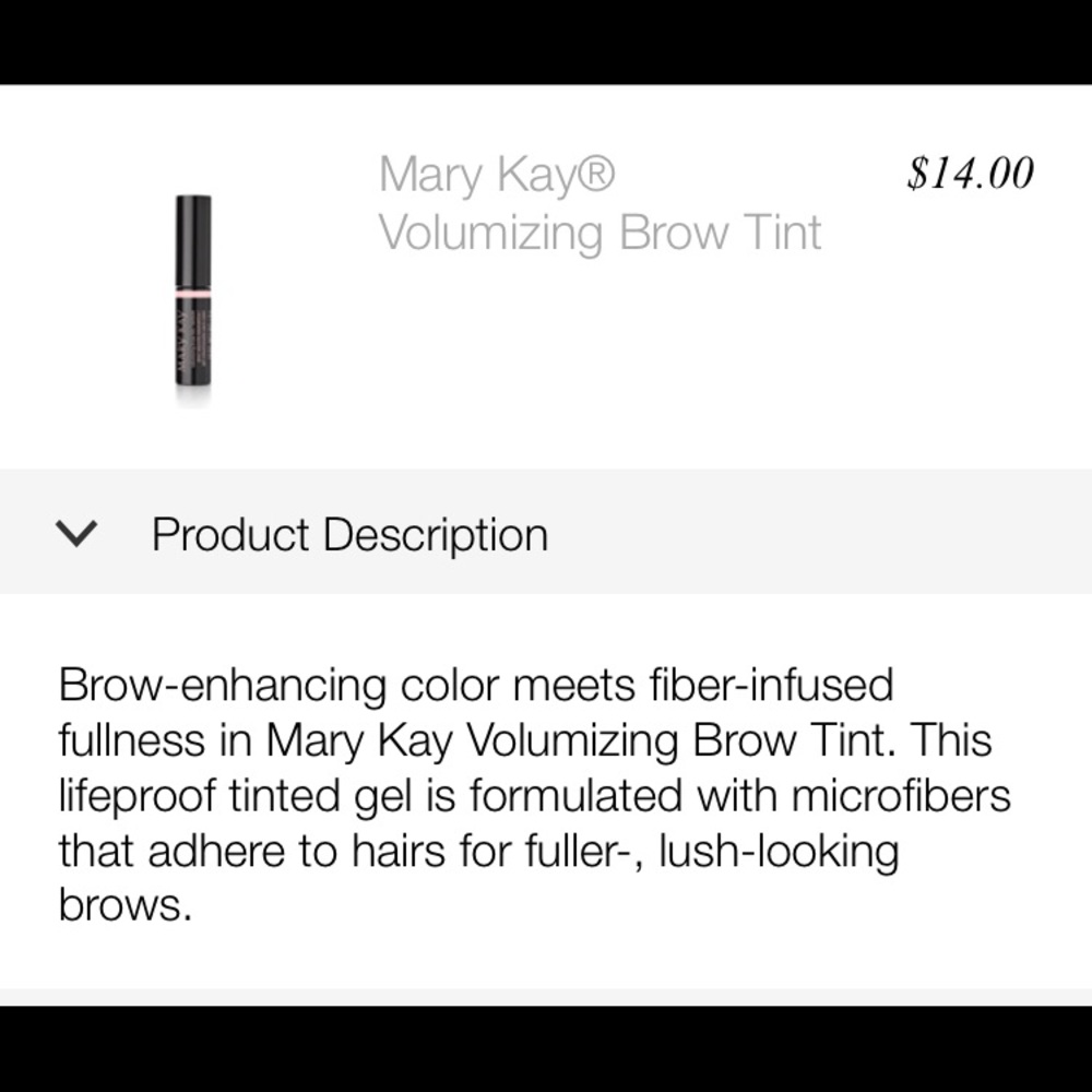 Volumizing brow tint